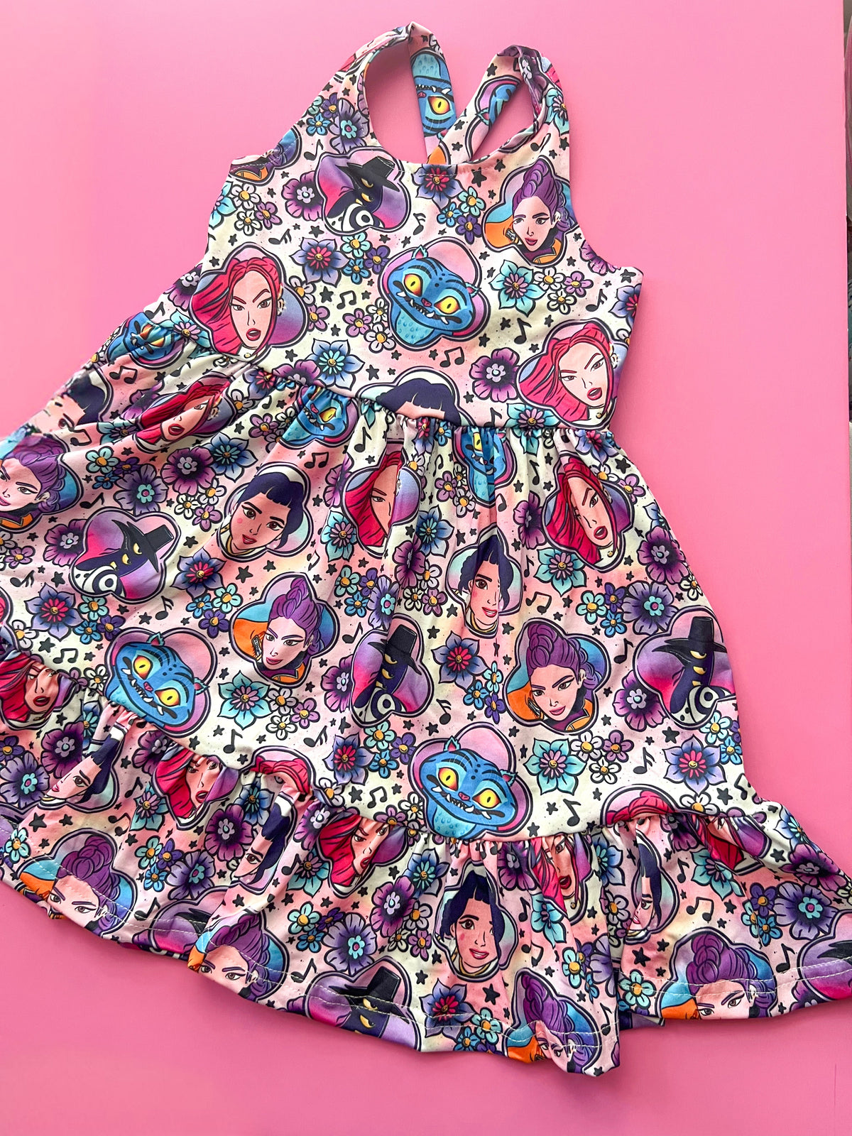 Purple Kpop Girlies Dress