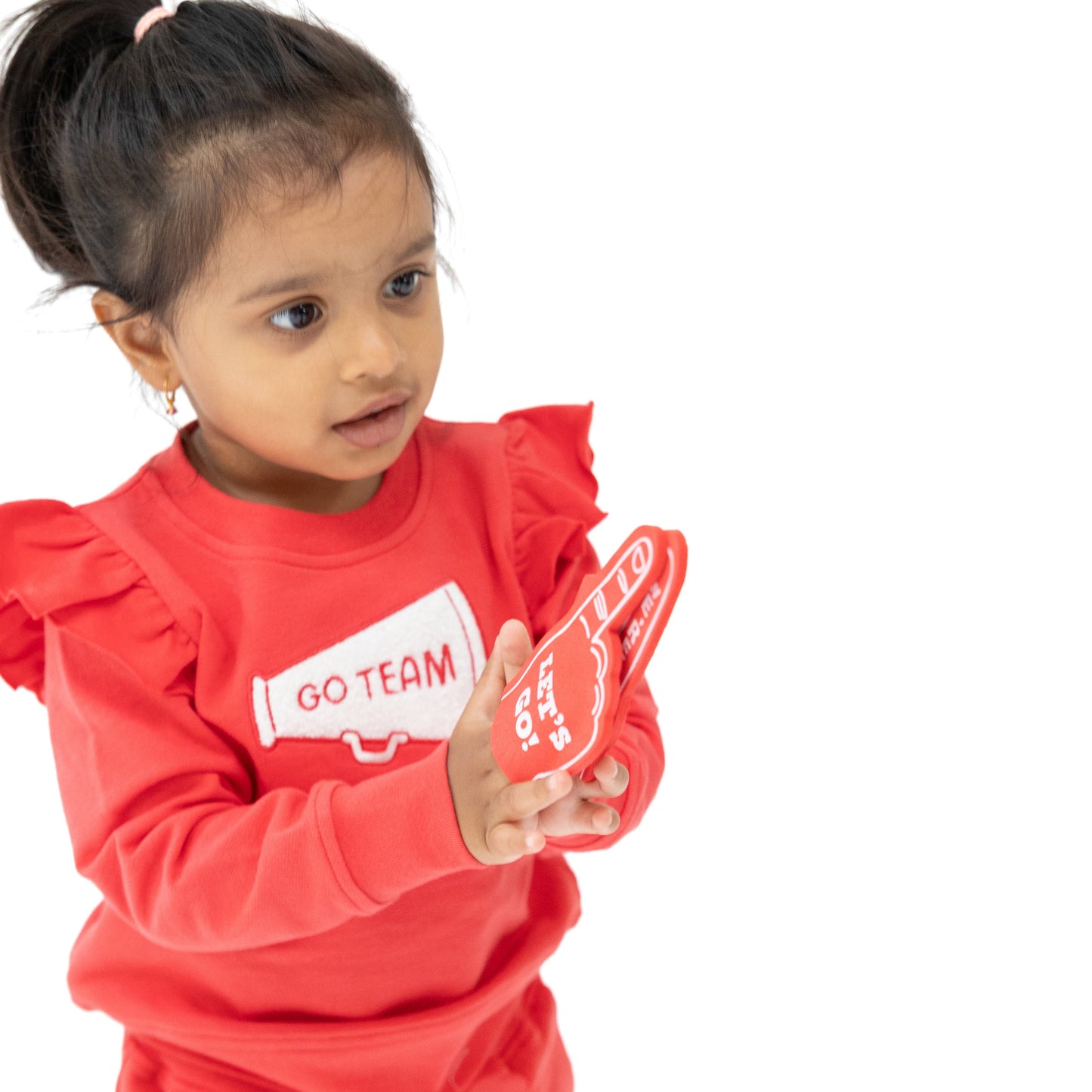 Ruffle Megaphone Sweatshirt
