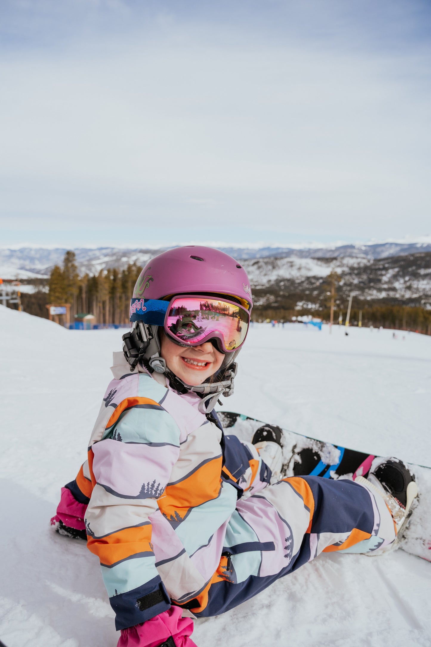 Colorful Hills Kids Waterproof Snowsuit - Winter Skiing & Snow Play
