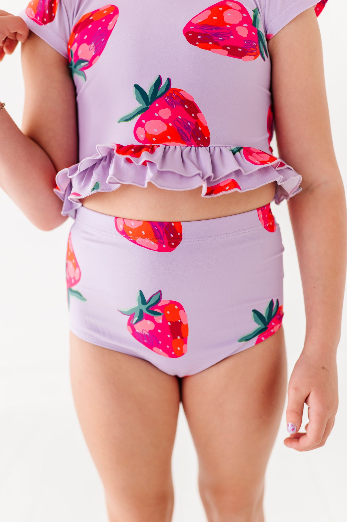 Strawberries: Cap Sleeve TWO-PIECE