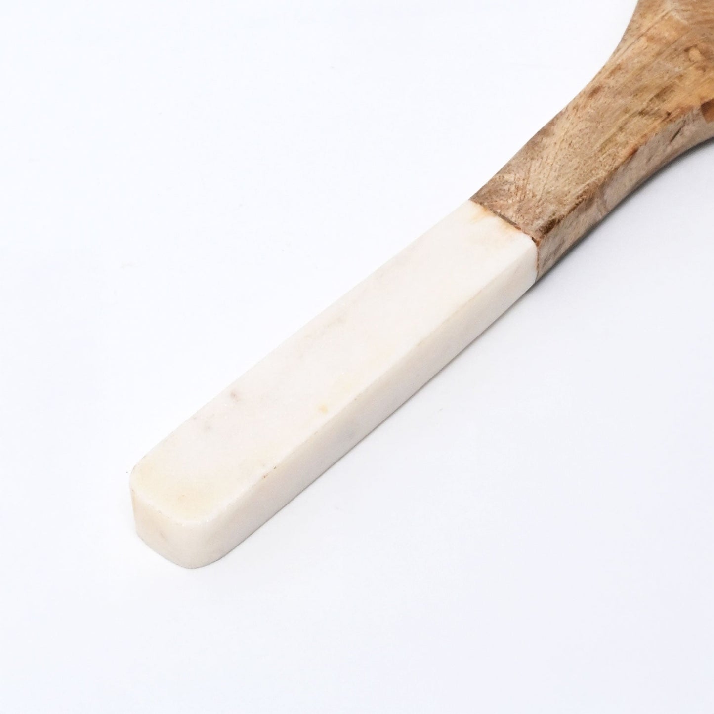 Mango Wood Salad Server Set | Natural Finish