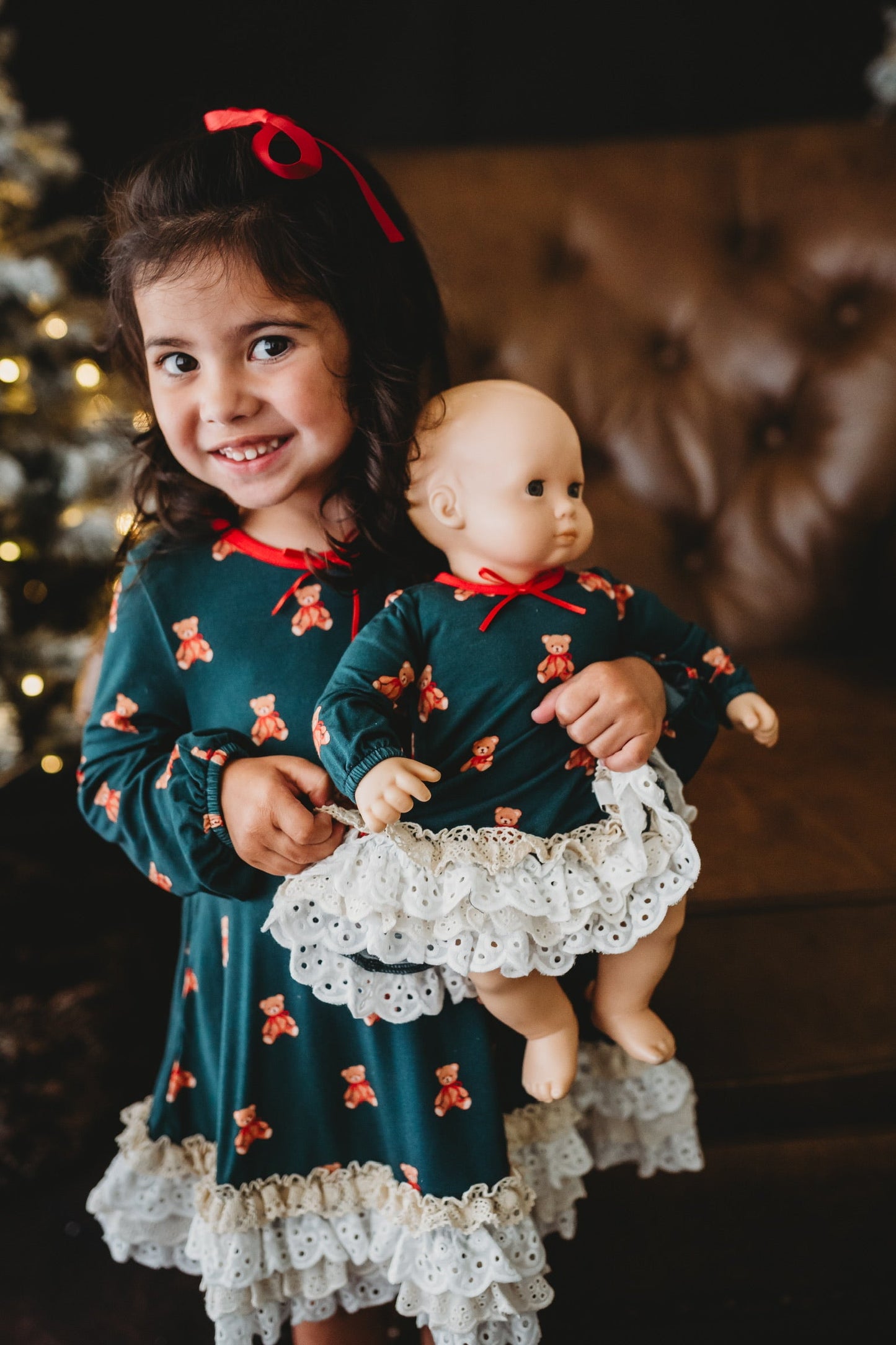 *PREORDER* Beary Merry Gown and Bloomers
