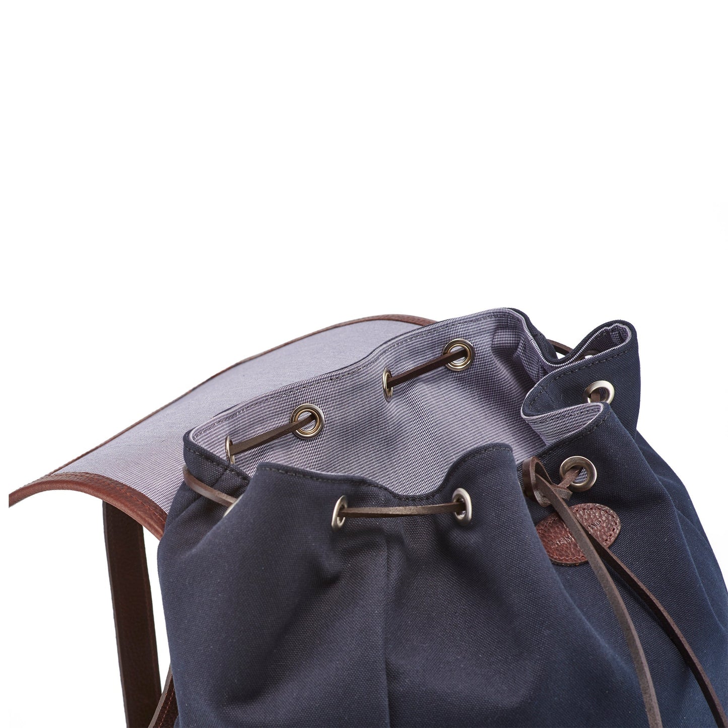 Wanderlust Cotswold Canvas Backpack - Classic Navy