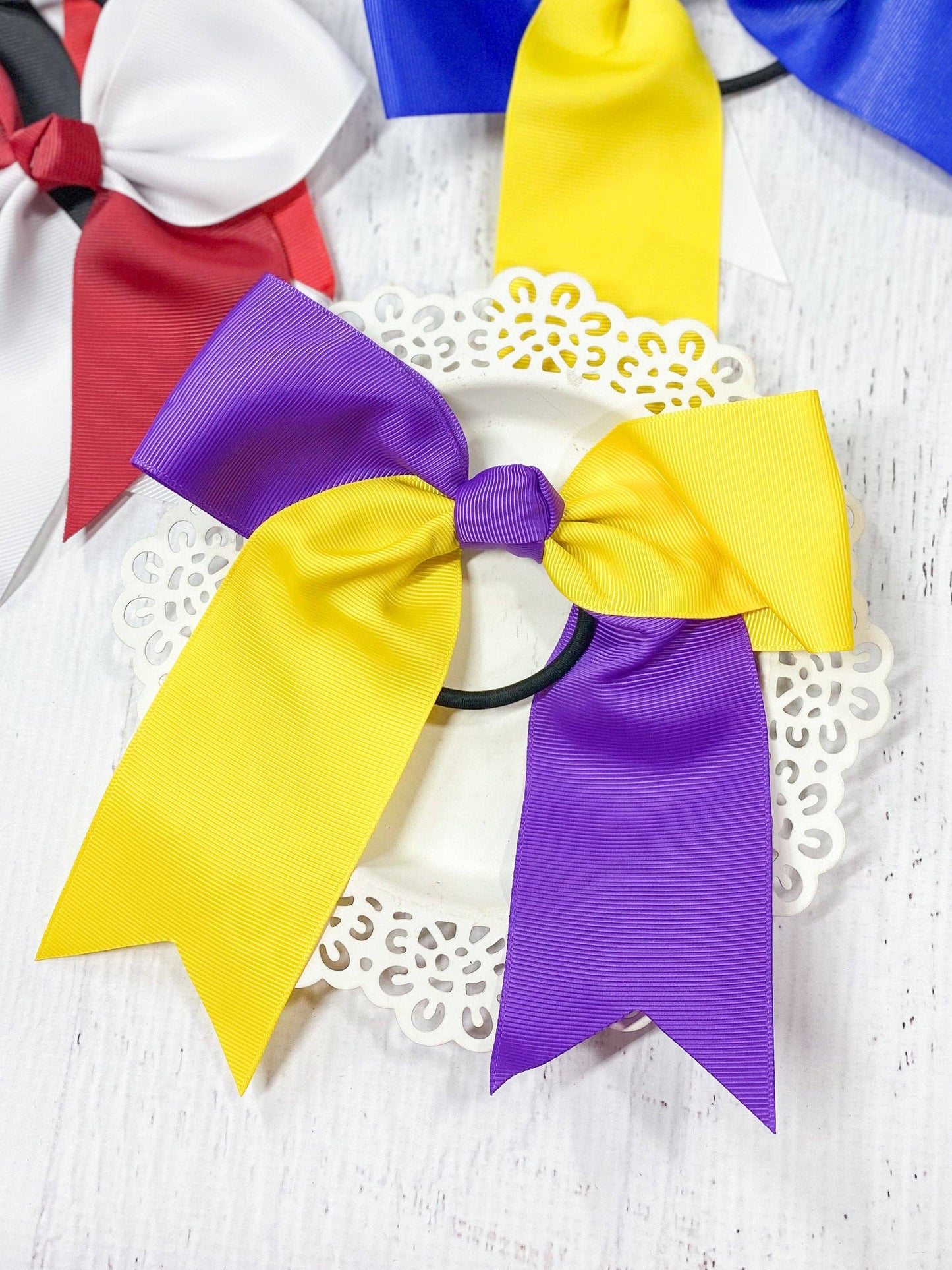 School Spirit Cheer Bows: Game Day