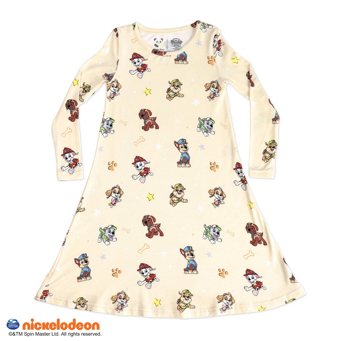 PAW Patrol Bamboo Girls' Long Sleeve Dress