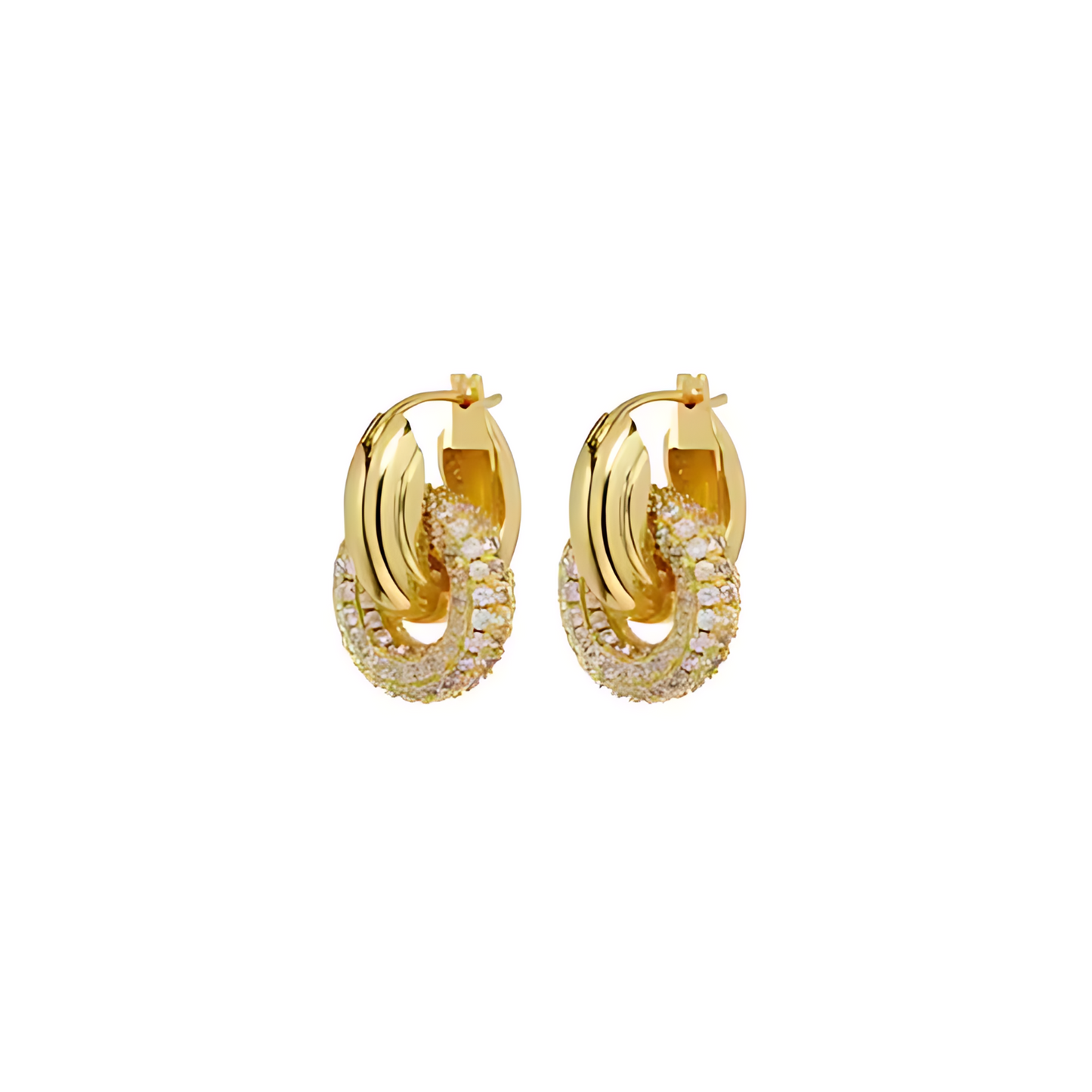 Isabella Double Hoops ~ Deep South Originals