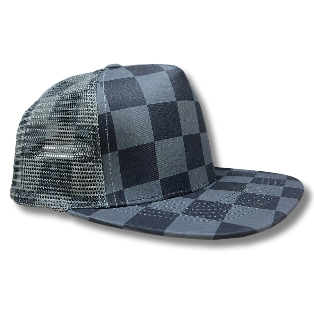 Stealth Checker Snapback Hat