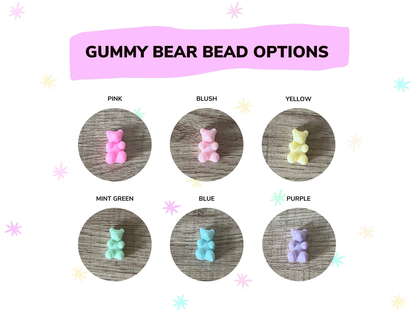 Gummy Bears Hair Bow for girls