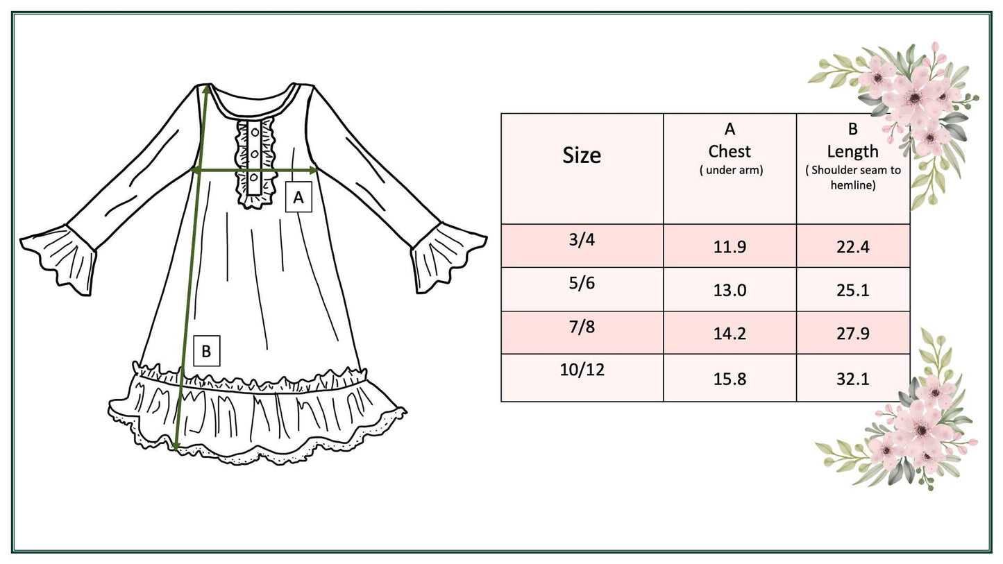 Vintage Christmas Wreath & Lace Lounge Gown