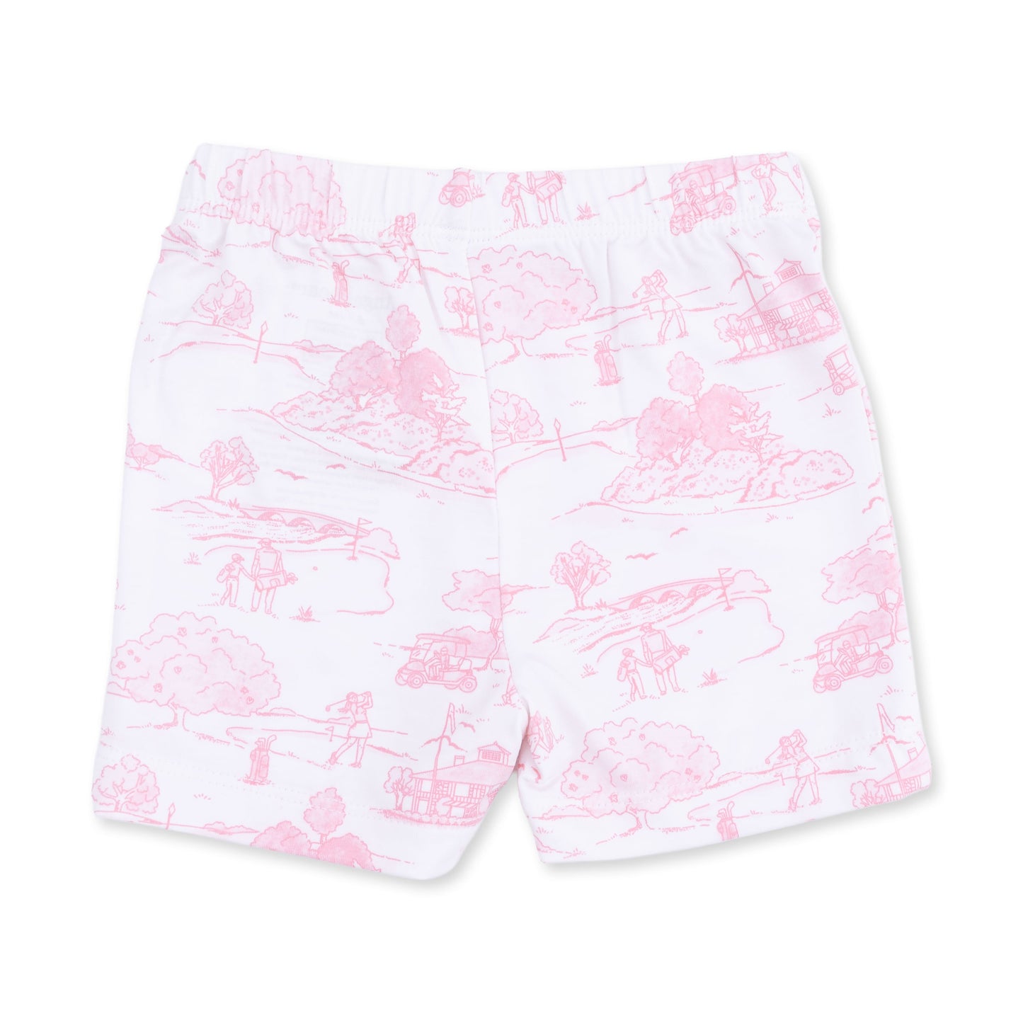 Golf Toile Pink - Loungewear Short Set