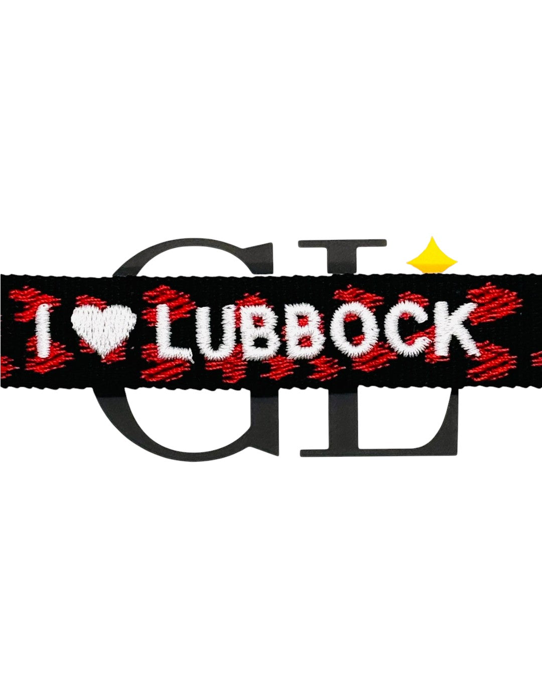 I ❤️ Lubbock Team Tassel Bracelet