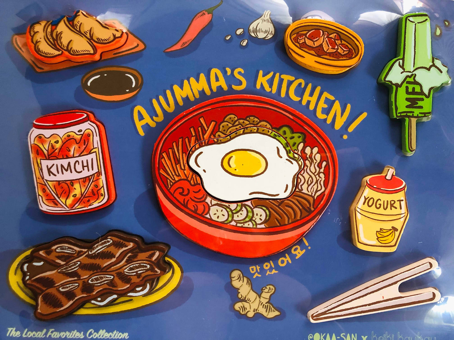 Korean Food Chunky Wooden Puzzle
