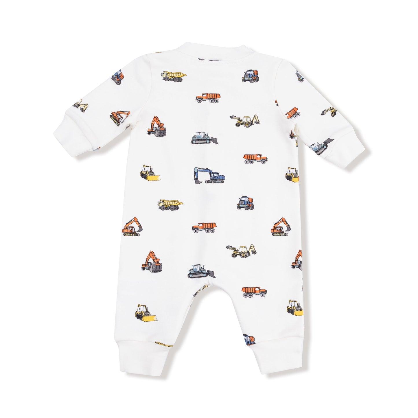 Baseball Collar Romper with Front Placket- construction