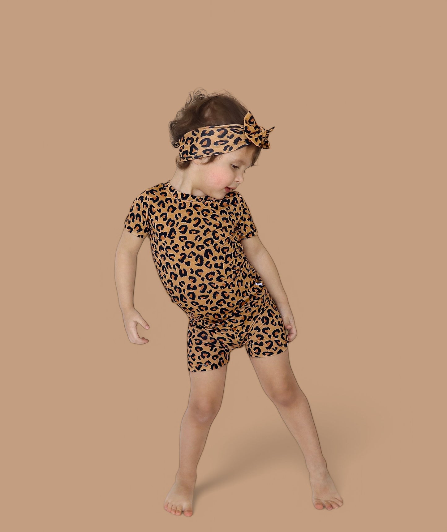 LEOPARD DREAM SHORT SET