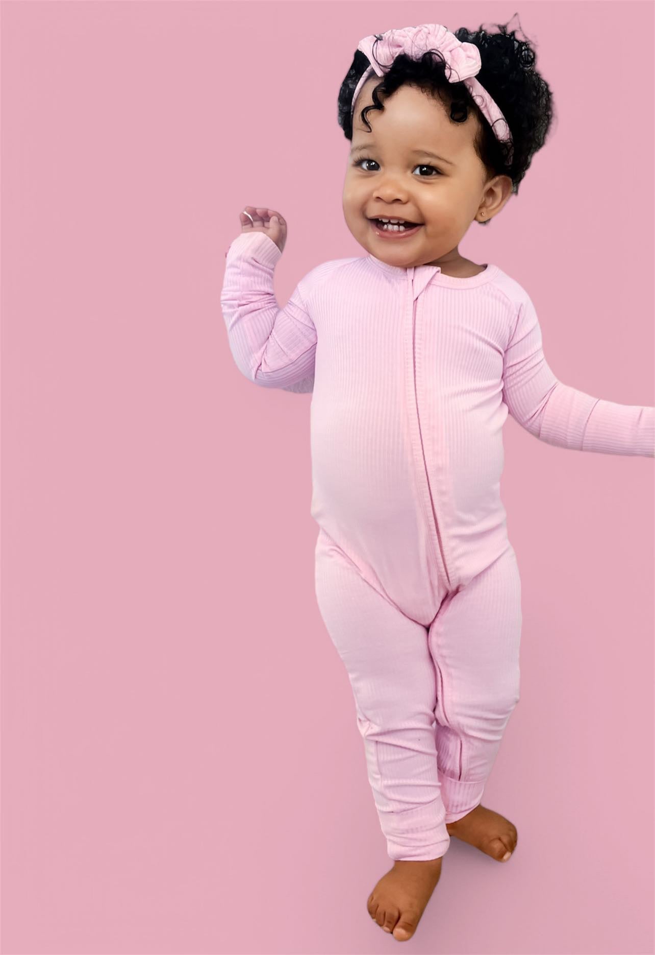 PINK ROSE DREAM ROMPER