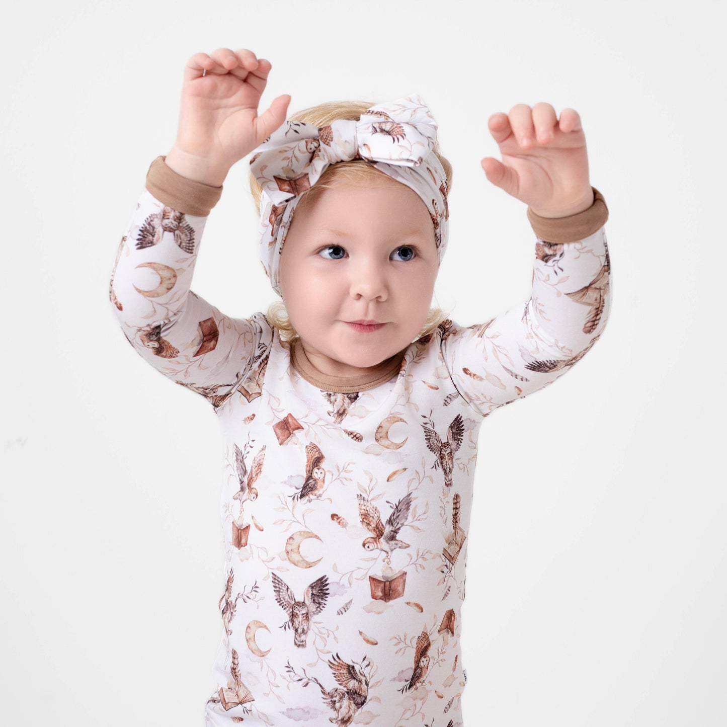 Feathers and Fables(Owl)TENCEL™ Modal Long Sleeve PJ's