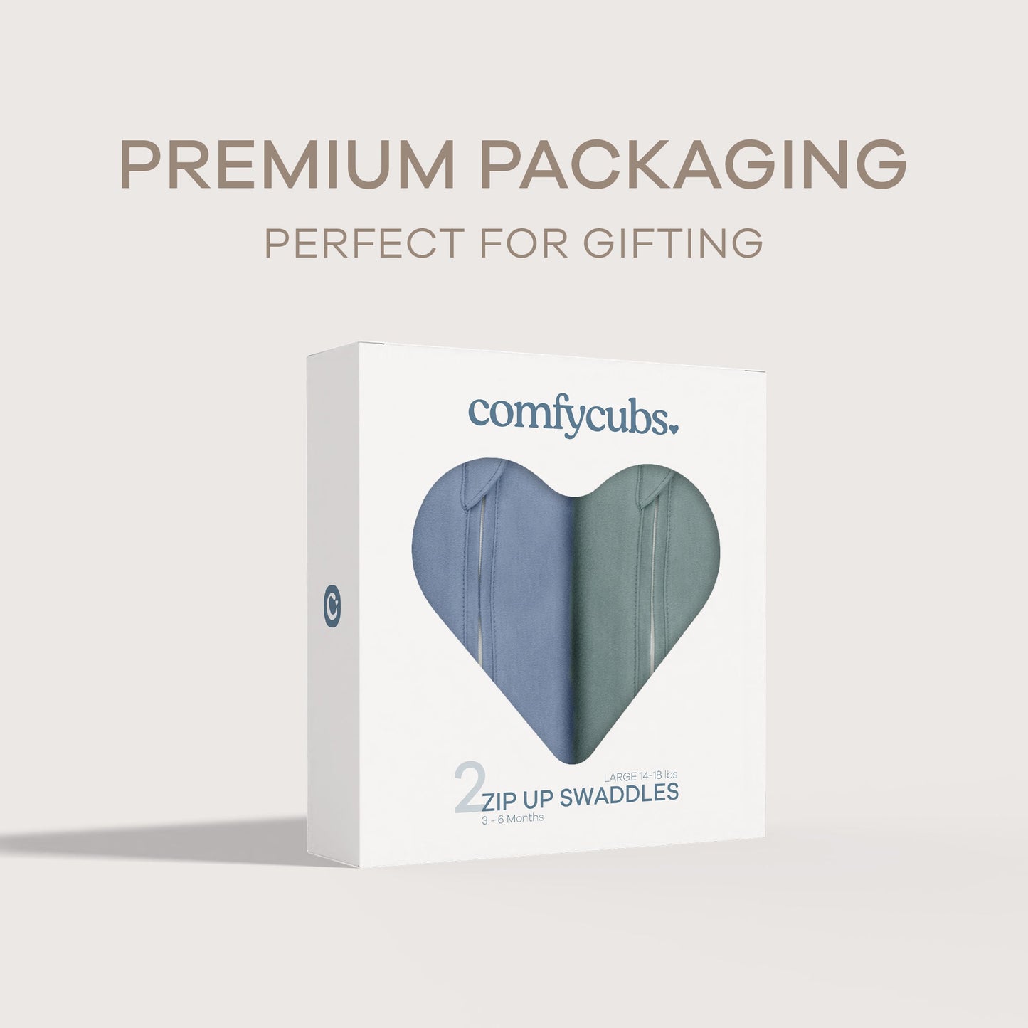 Easy Zipper Swaddle Blankets in Nomadic Blue, Azul