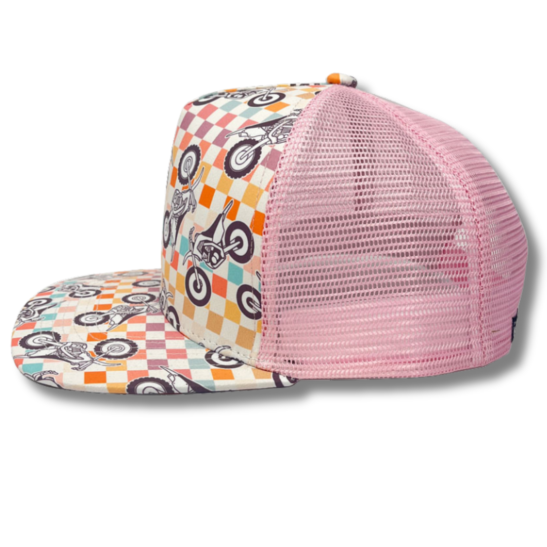 Checkered Chick Snapback Hat