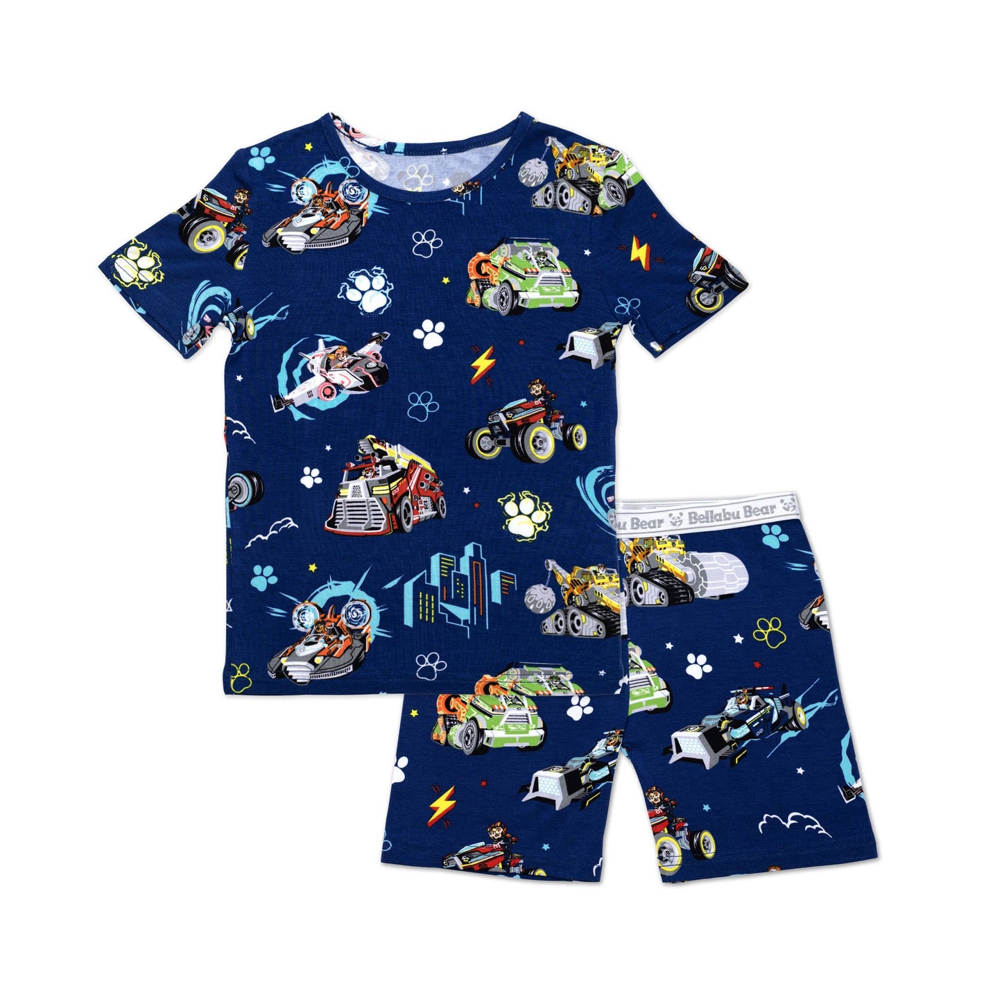 PAW Patrol Mighty Vehicles Kids Bamboo Short Set