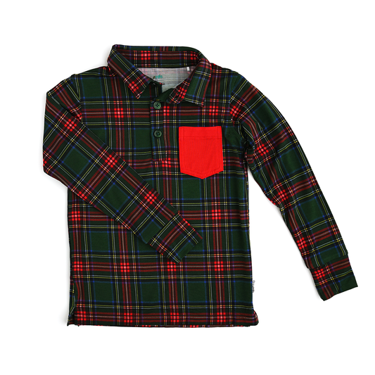 Tartan LS Polo