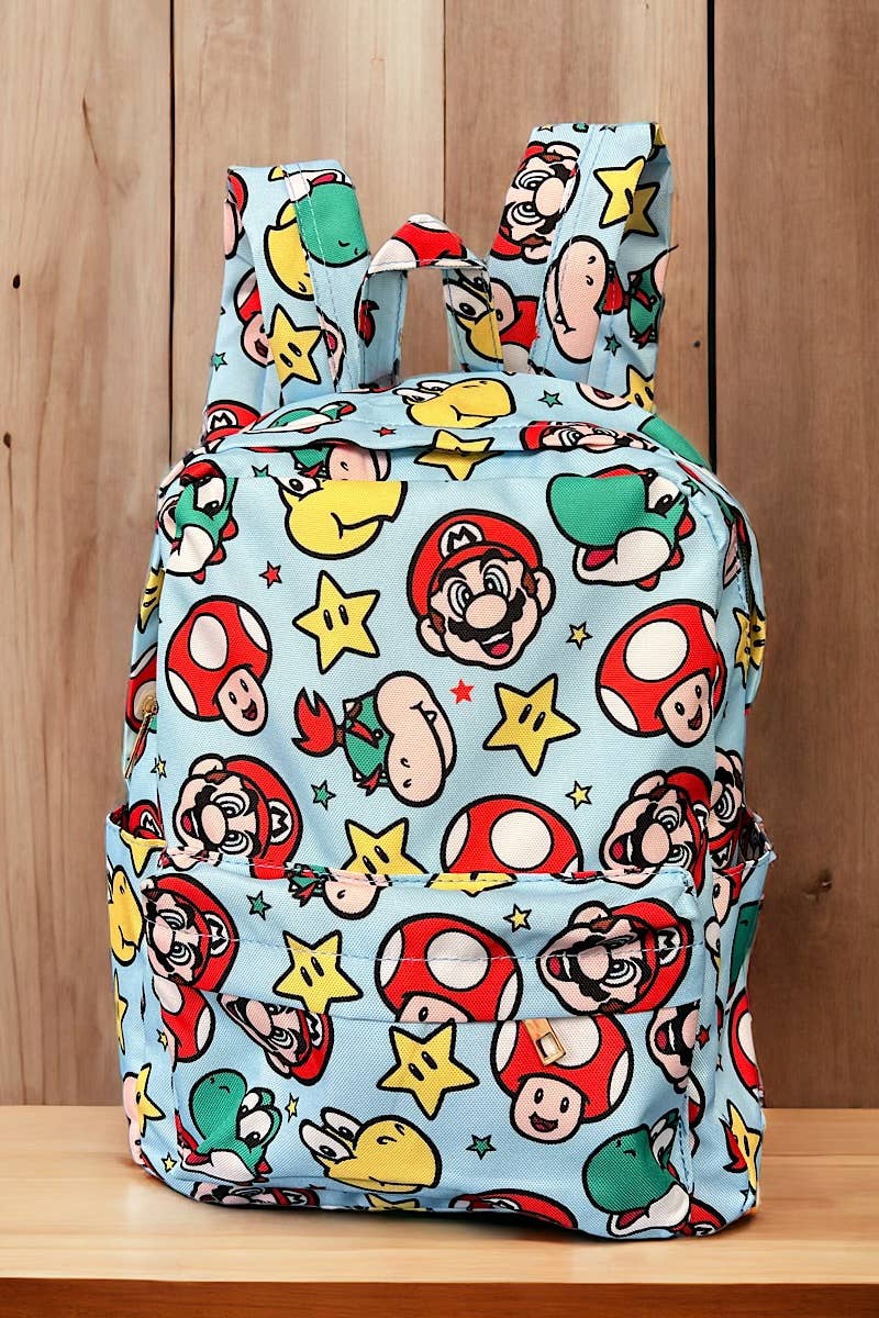 SMALL Size Character Printed Backpack for Boys