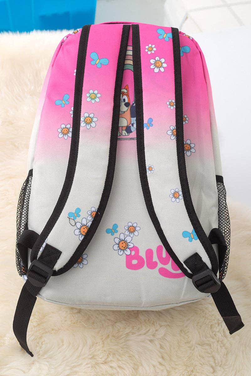 Blue Dog printed backpack