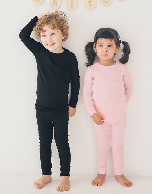 Punching Heart Peach Long Sleeve PJs