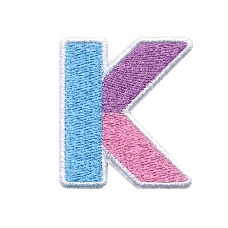 K Colorblock Sticker Patch
