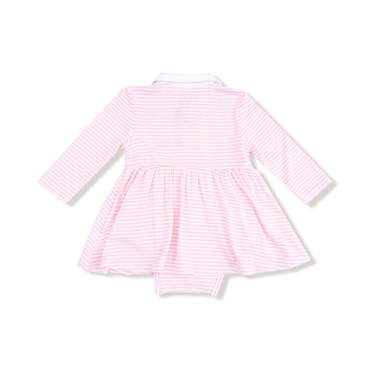 Long Sleeve Polo Bodysuit Dress