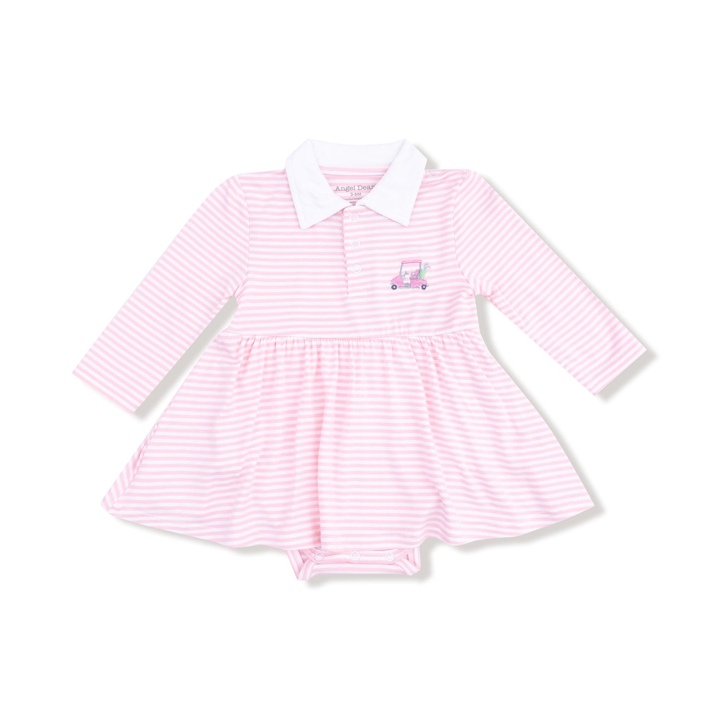 Long Sleeve Polo Bodysuit Dress