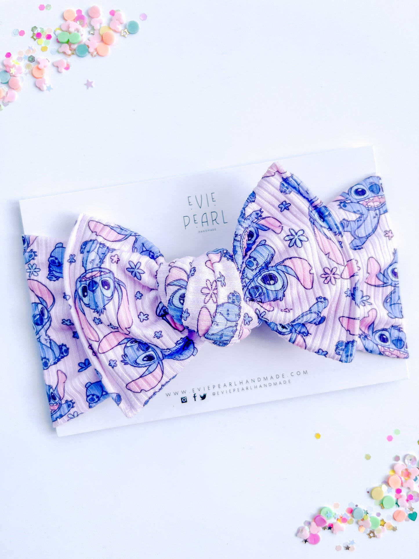 Stitch Baby Bow Turban