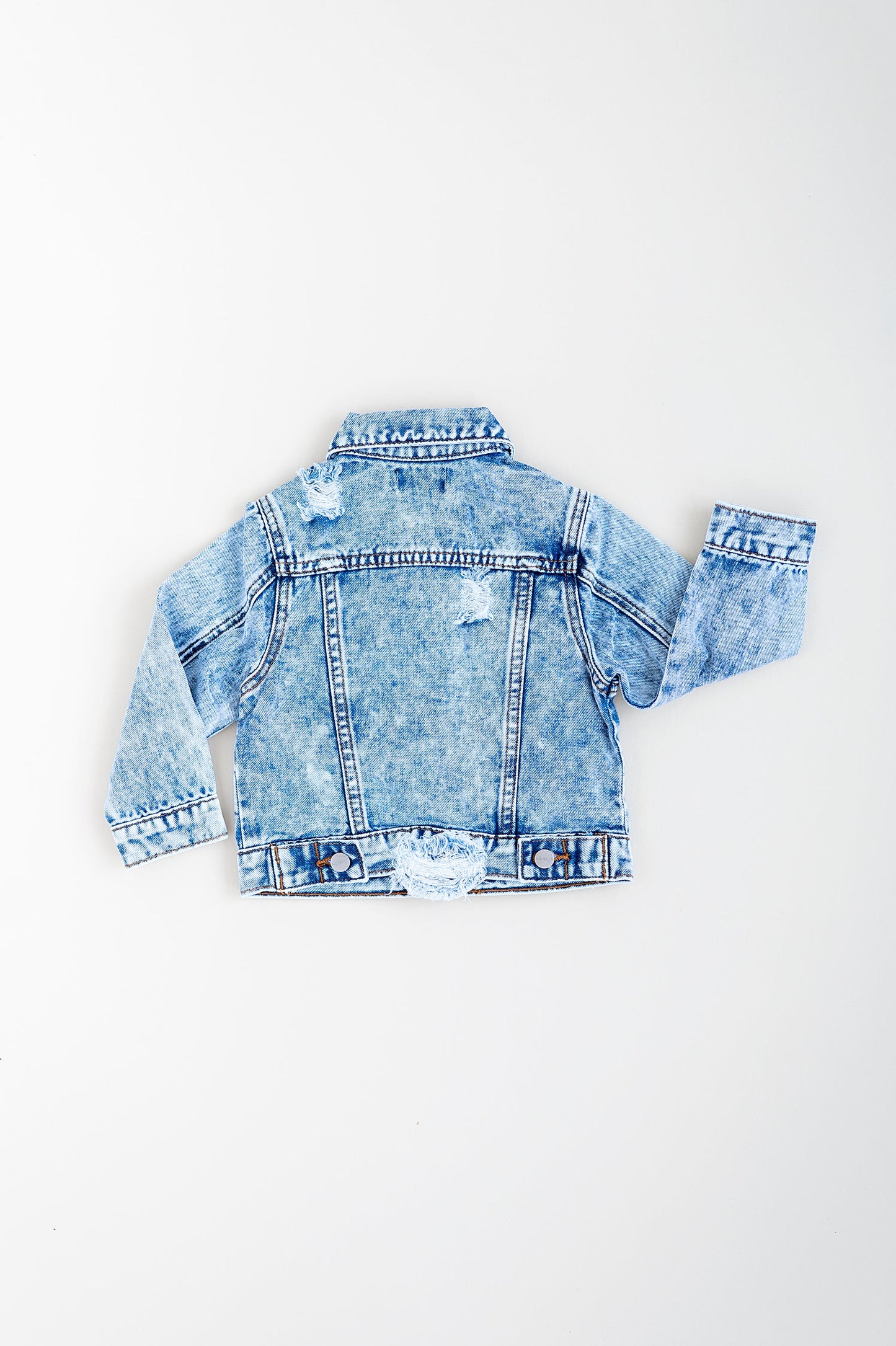 DISTRESSED DENIM JACKET