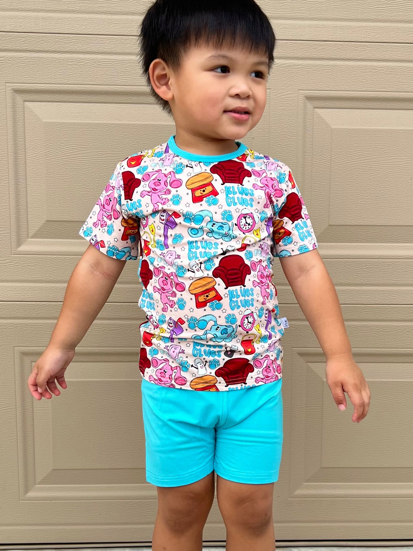 Paw Prints Short Set