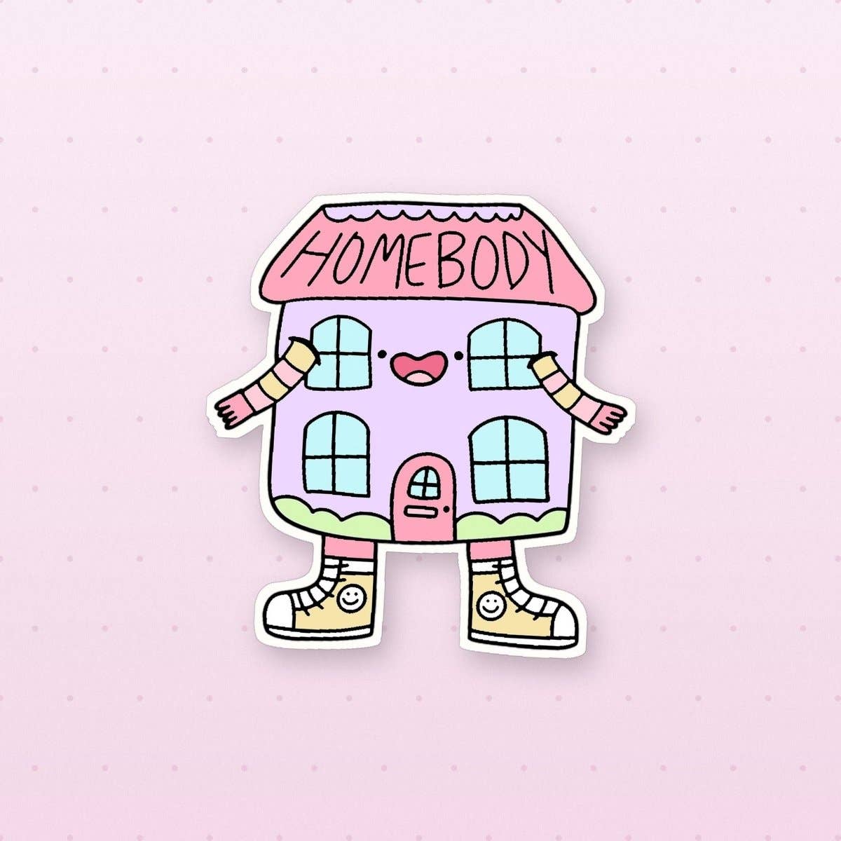 Homebody sticker