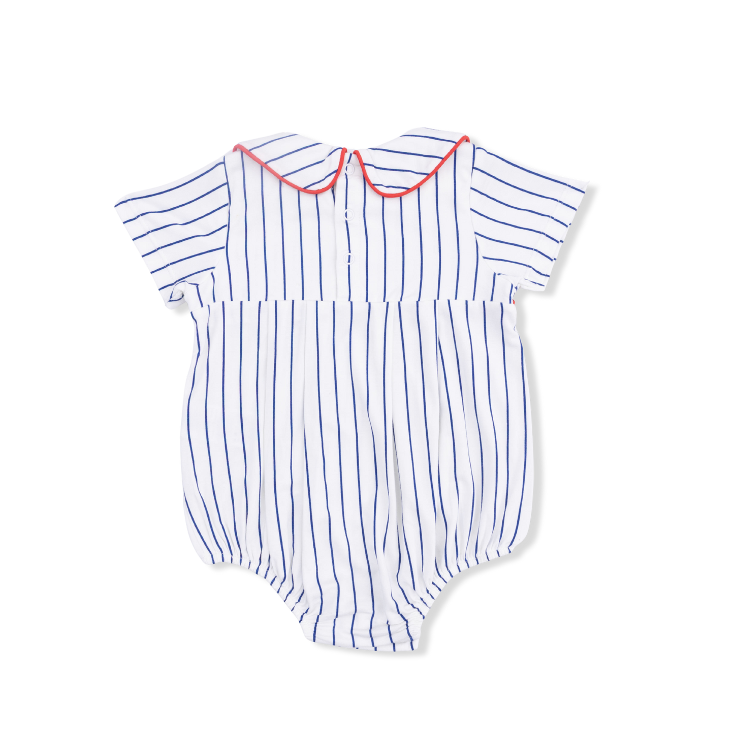 Baseball Stripe - Classic Box Pleat Bubble