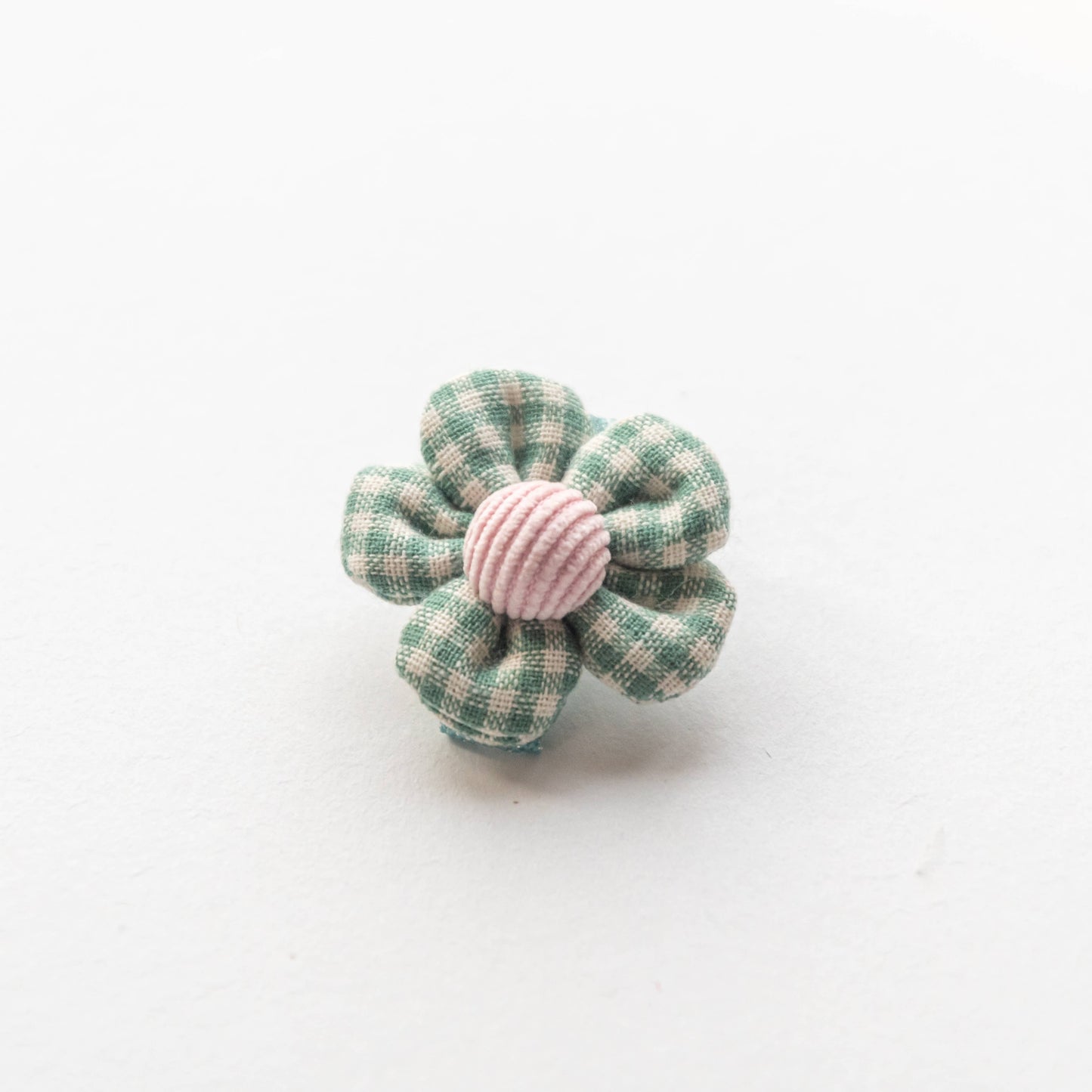 Gingham Flower Hair Clips Bundle | Set of 4