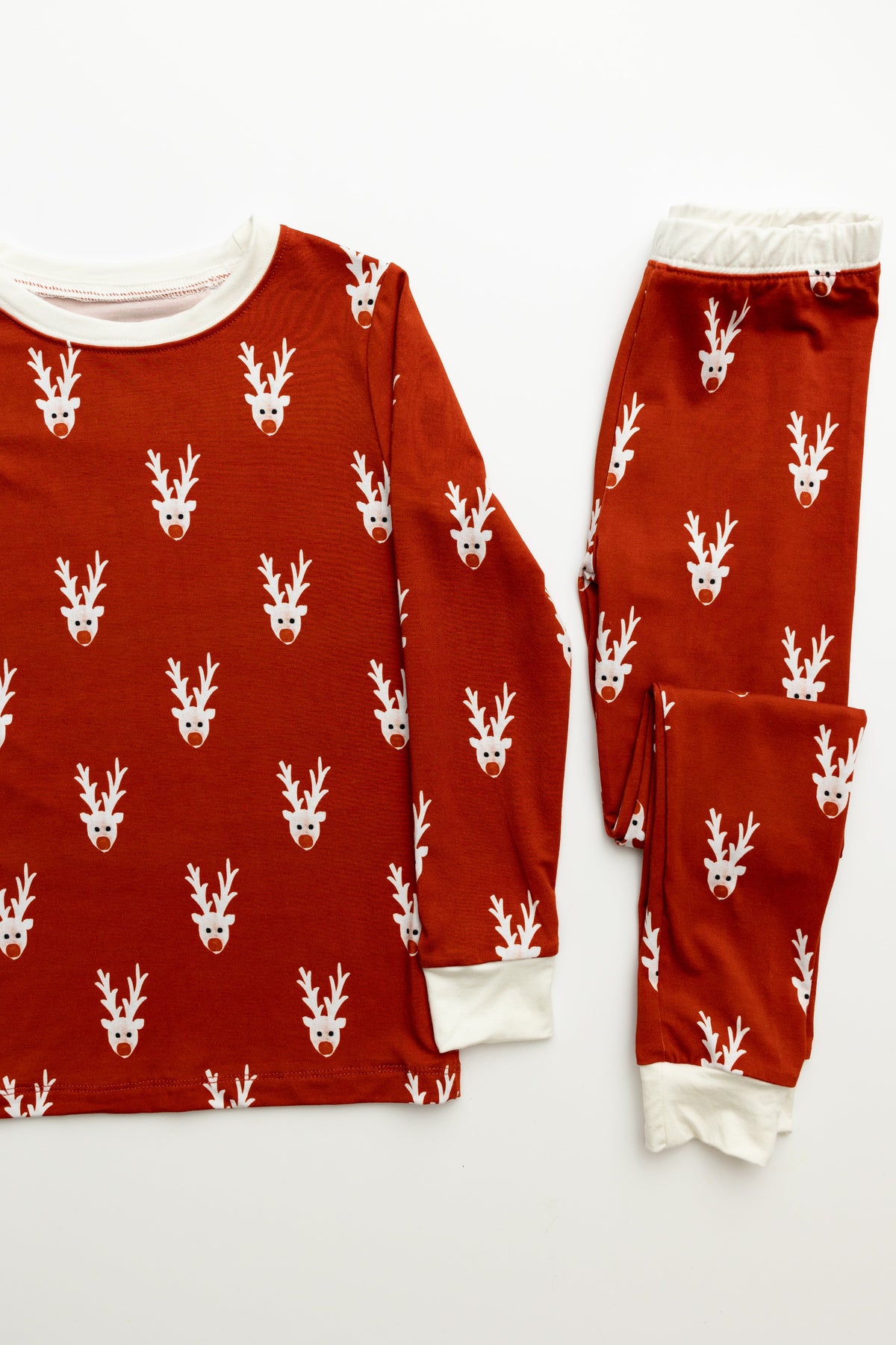 Reindeer Friends-AK Dreamers Bamboo ZIPPER one piece PJ’s