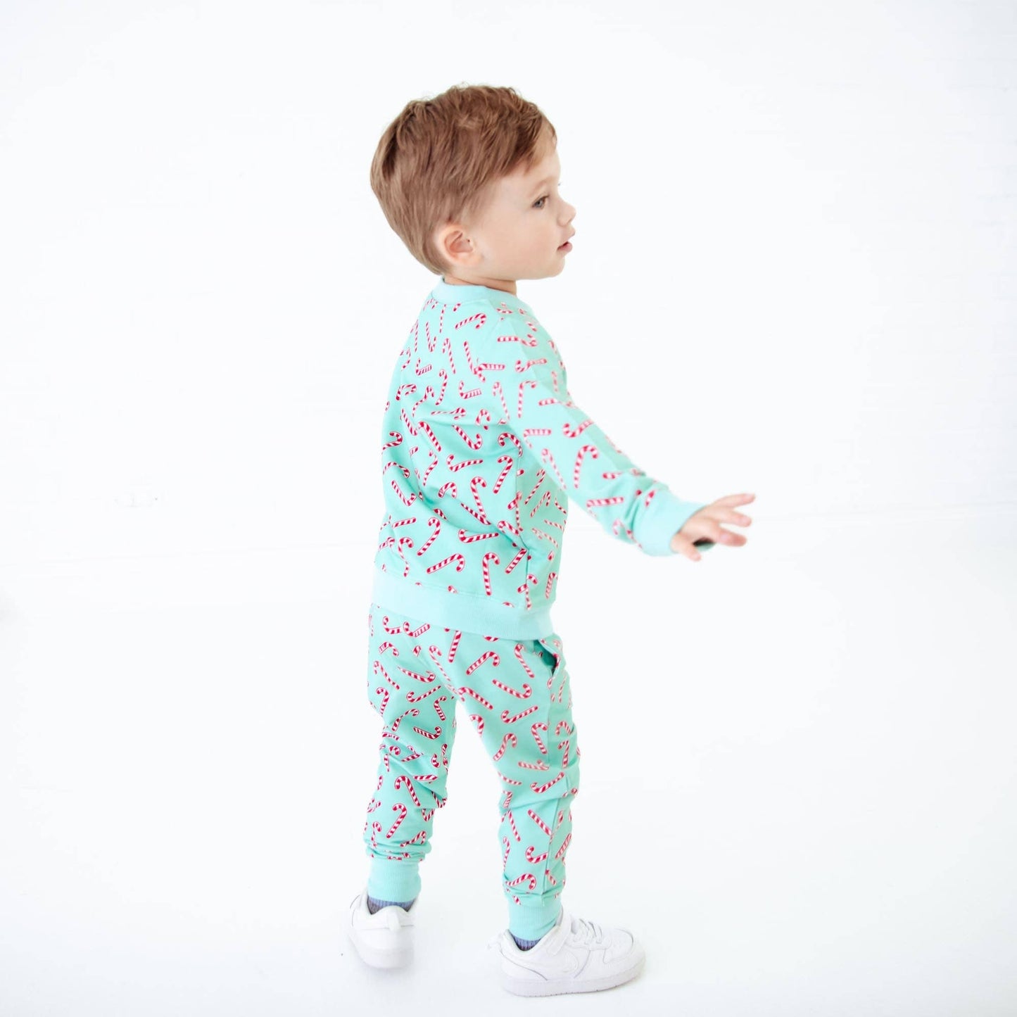 Candy Cane Lane Mint Jogger Set