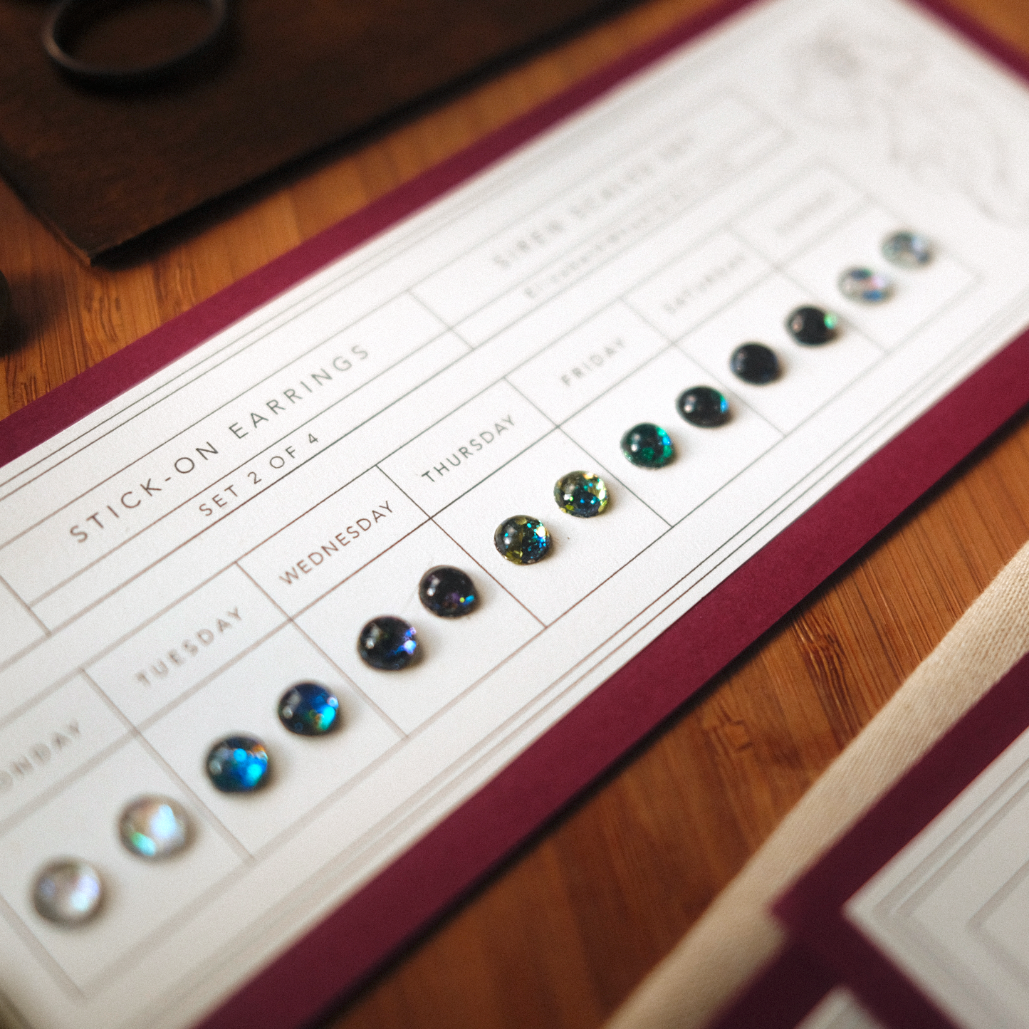 Stick-On Earrings Set - Siren Scales
