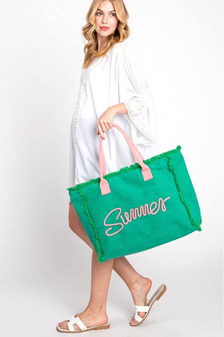 SUMMER Fringe Oversize Fashion Tote
