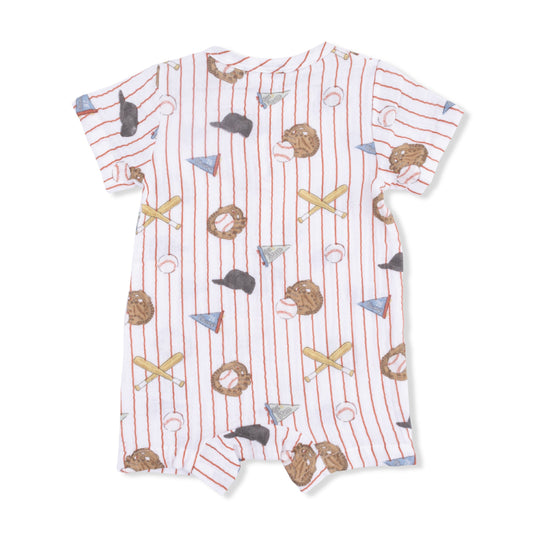 Vintage Baseball Stripe - Henley Shortall