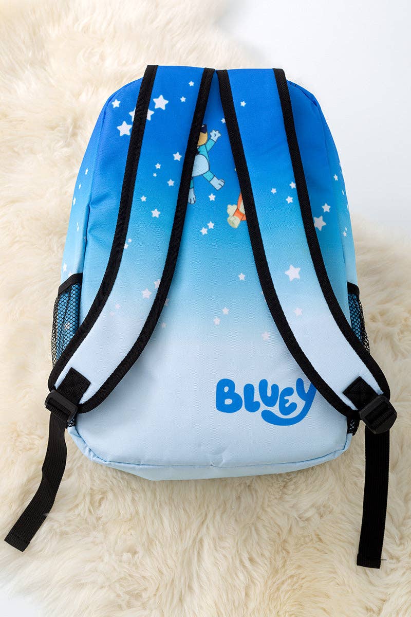 Blue Dog printed backpack