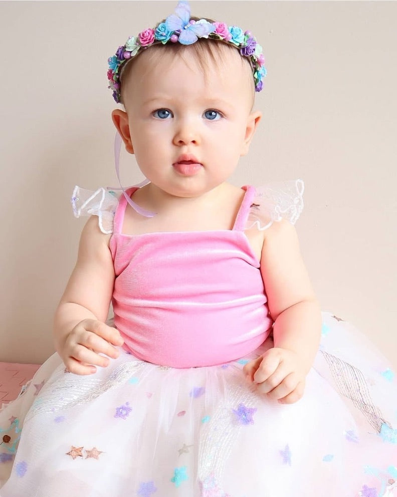 Birthday Dress & Bloomer Set ~ Pink