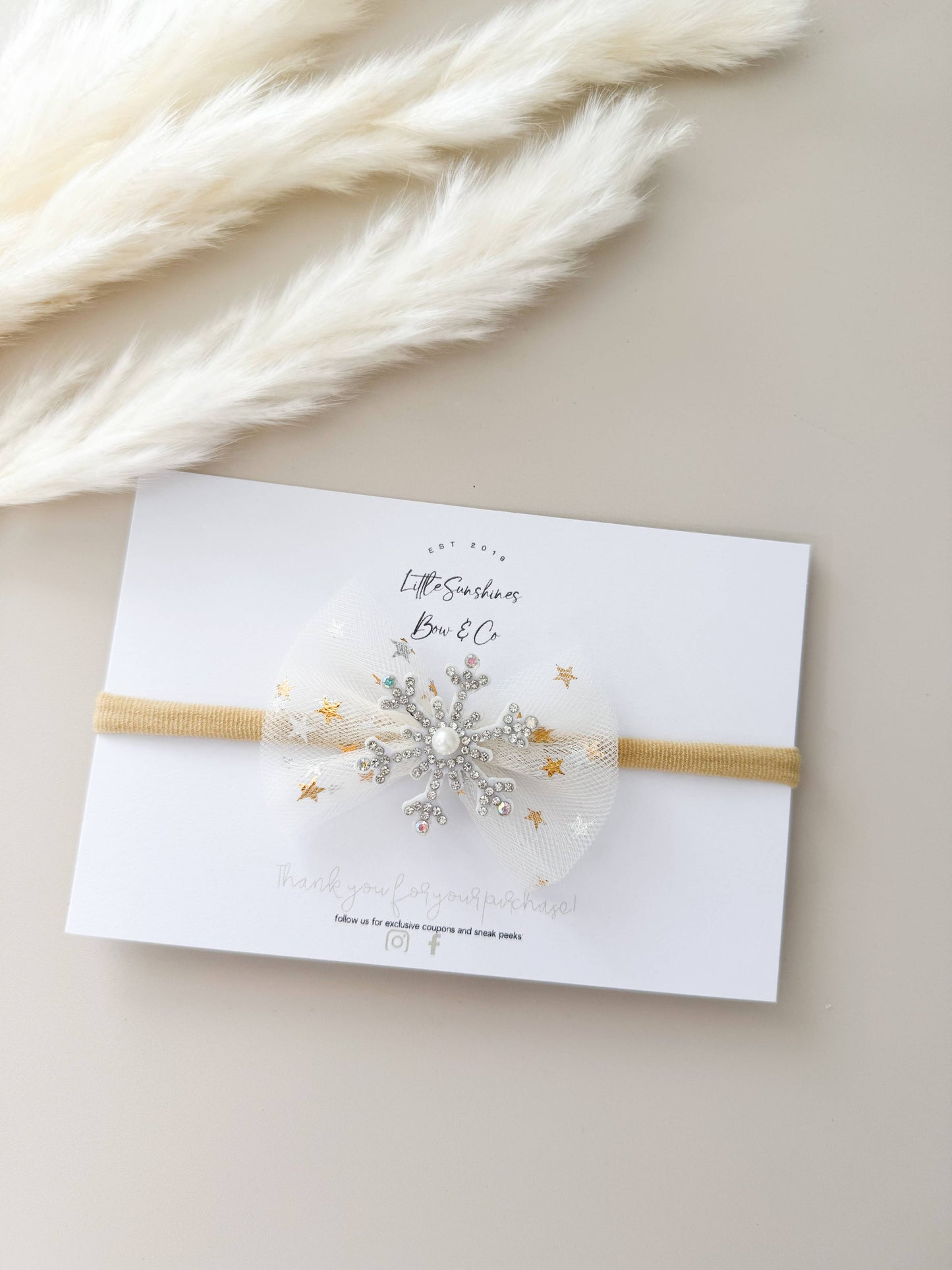 Silver Snowflake Hair Clips & Headbands