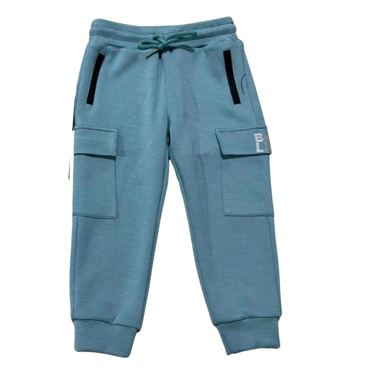 LUXE Cargo Joggers (Baby Blue)