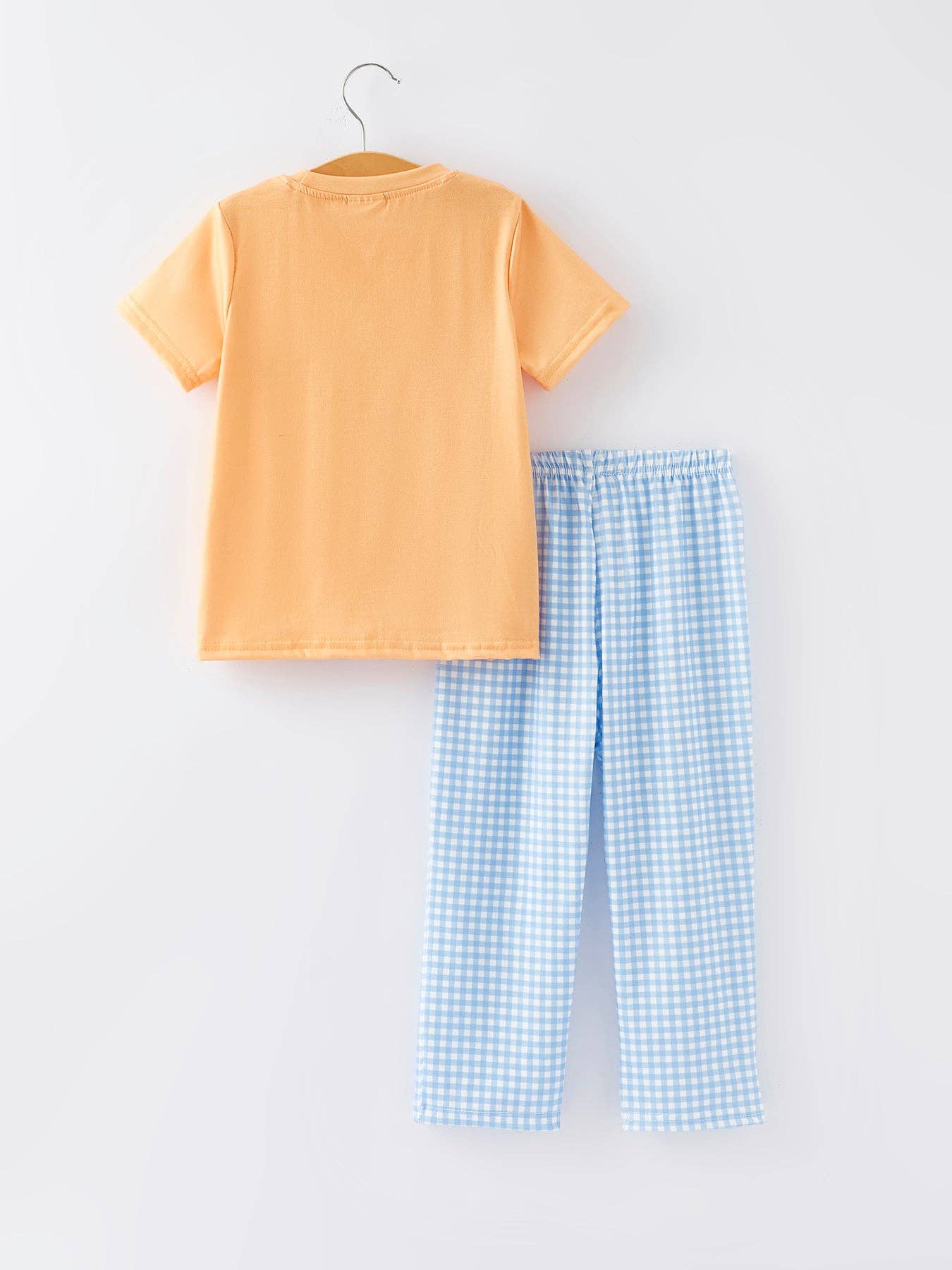 Blue Dog Embroidered Boys Set