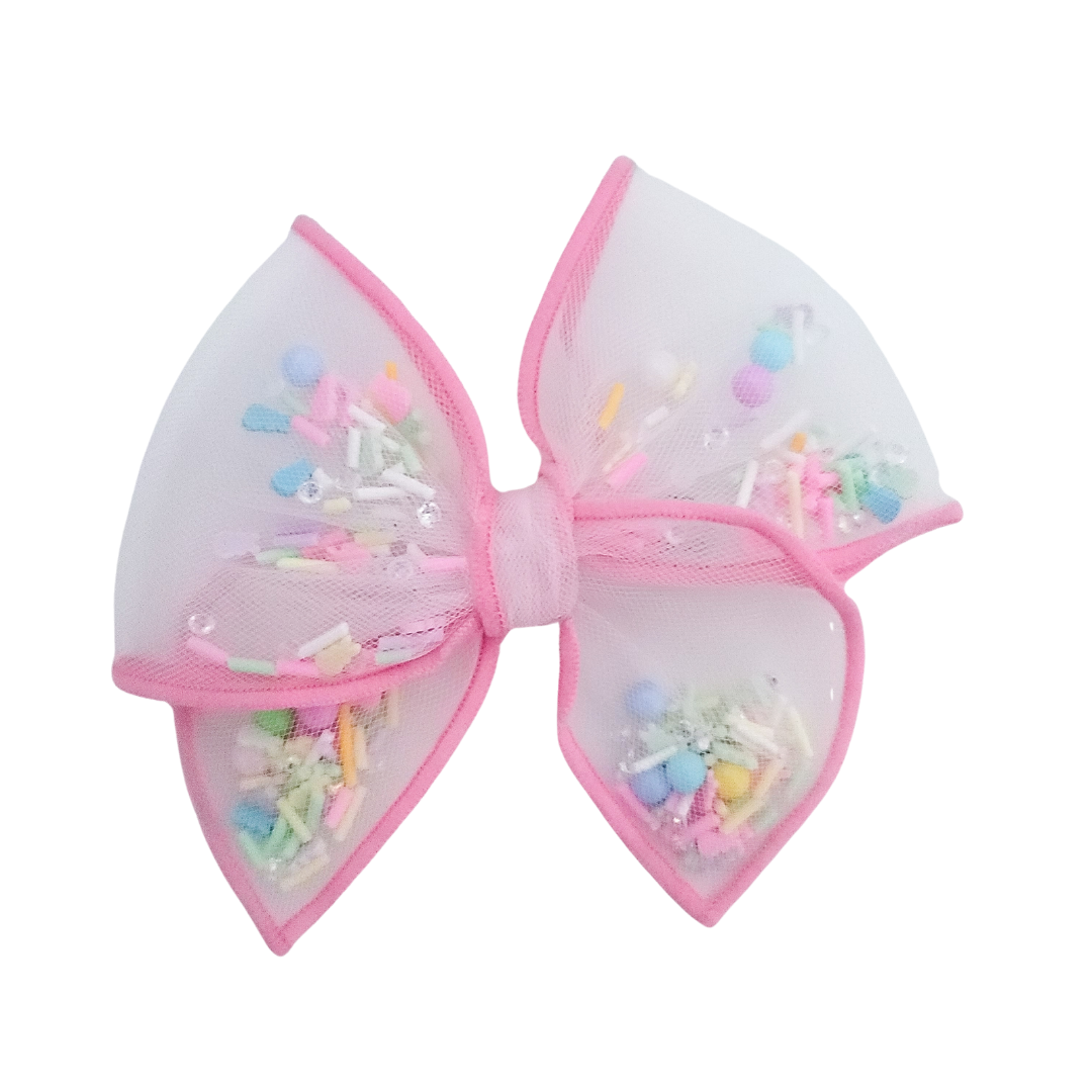 Ava Hair Bow | Hand-Tied Bow | Easter Shaker