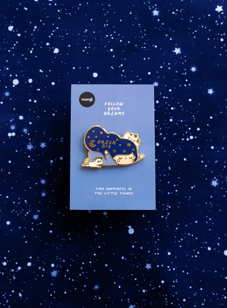 Dreaming Enamel Lapel Pin
