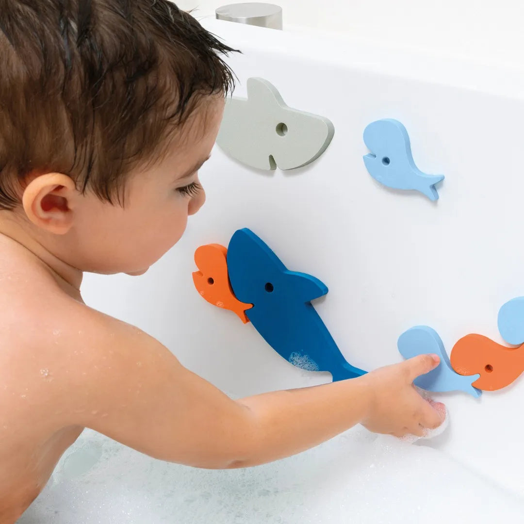 Bath Puzzle Shark – Floating 3D Bath Toy Set