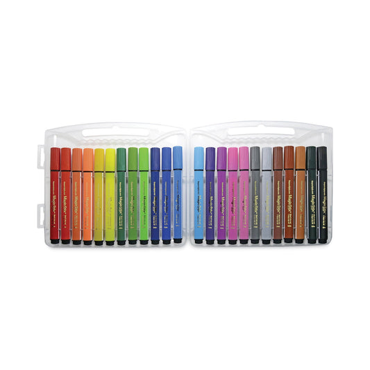The Pencil Grip Magic Stix Markers, Medium Bullet Tip, Assorted Colors, 24/Pack